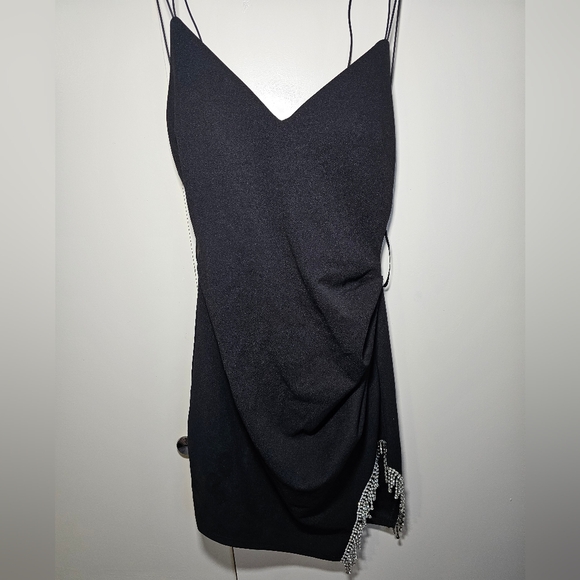 B.DARLIN BLACK MINI DRESS - Picture 1 of 8